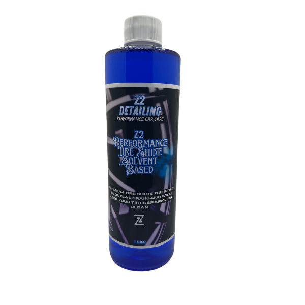 z2 Performance Tire Shine Thick - Solvent Based - 16 oz Bottle